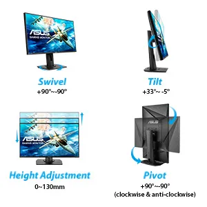 Asus VG278QR 27" FHD TN Monitor overview 8
