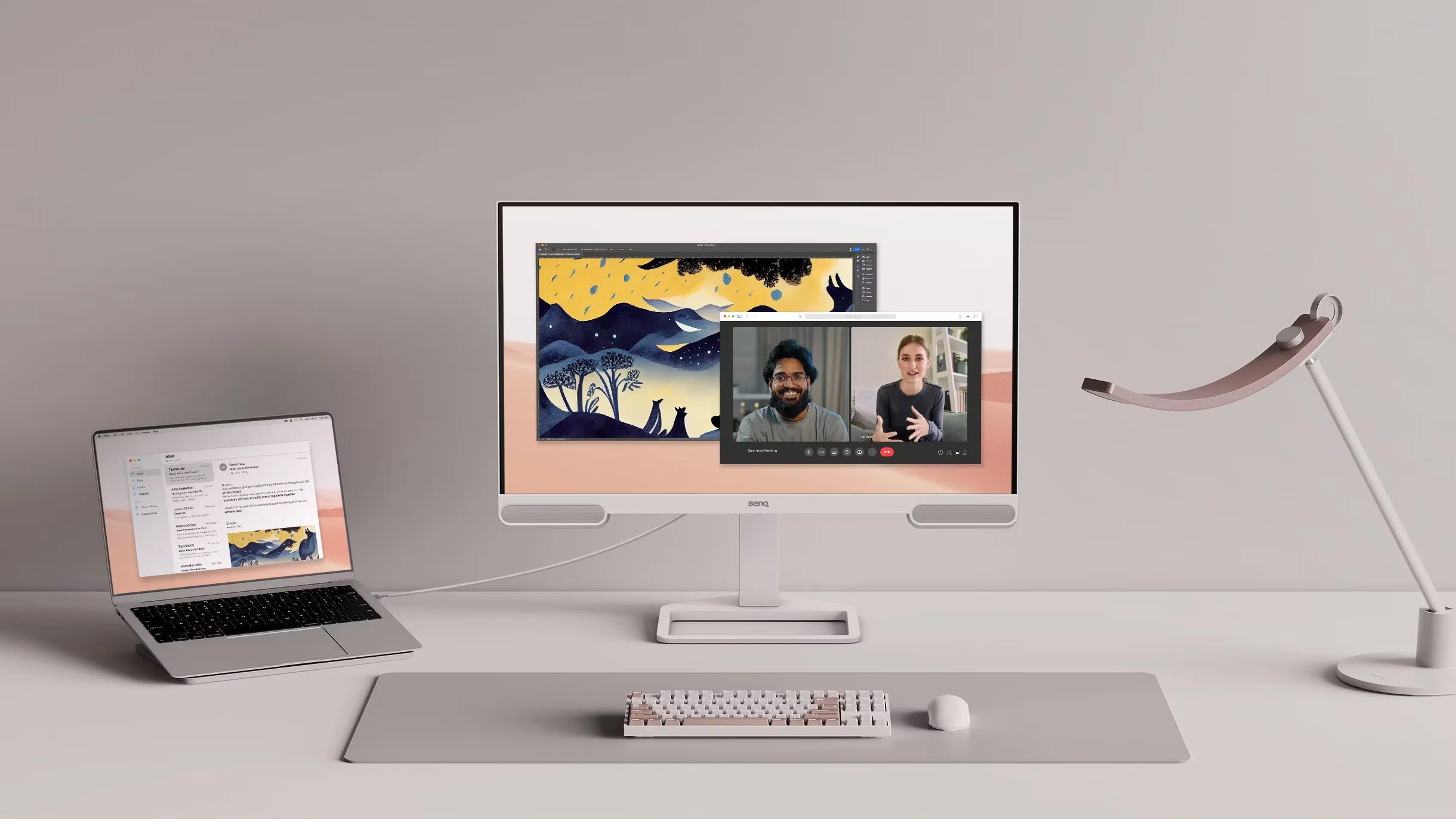 BenQ EW2790U 27” 4K 3840x2160 Premium Monitor overview 2