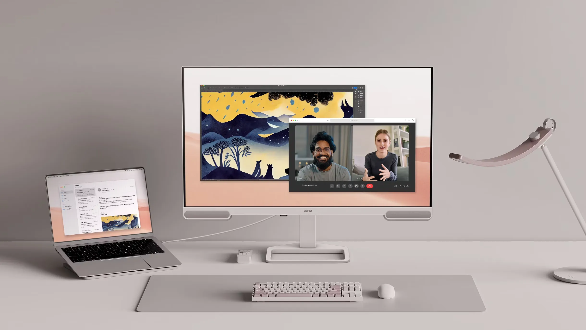 BenQ EW3290U 31.5” 4K UHD Entertainment Monitor overview 3