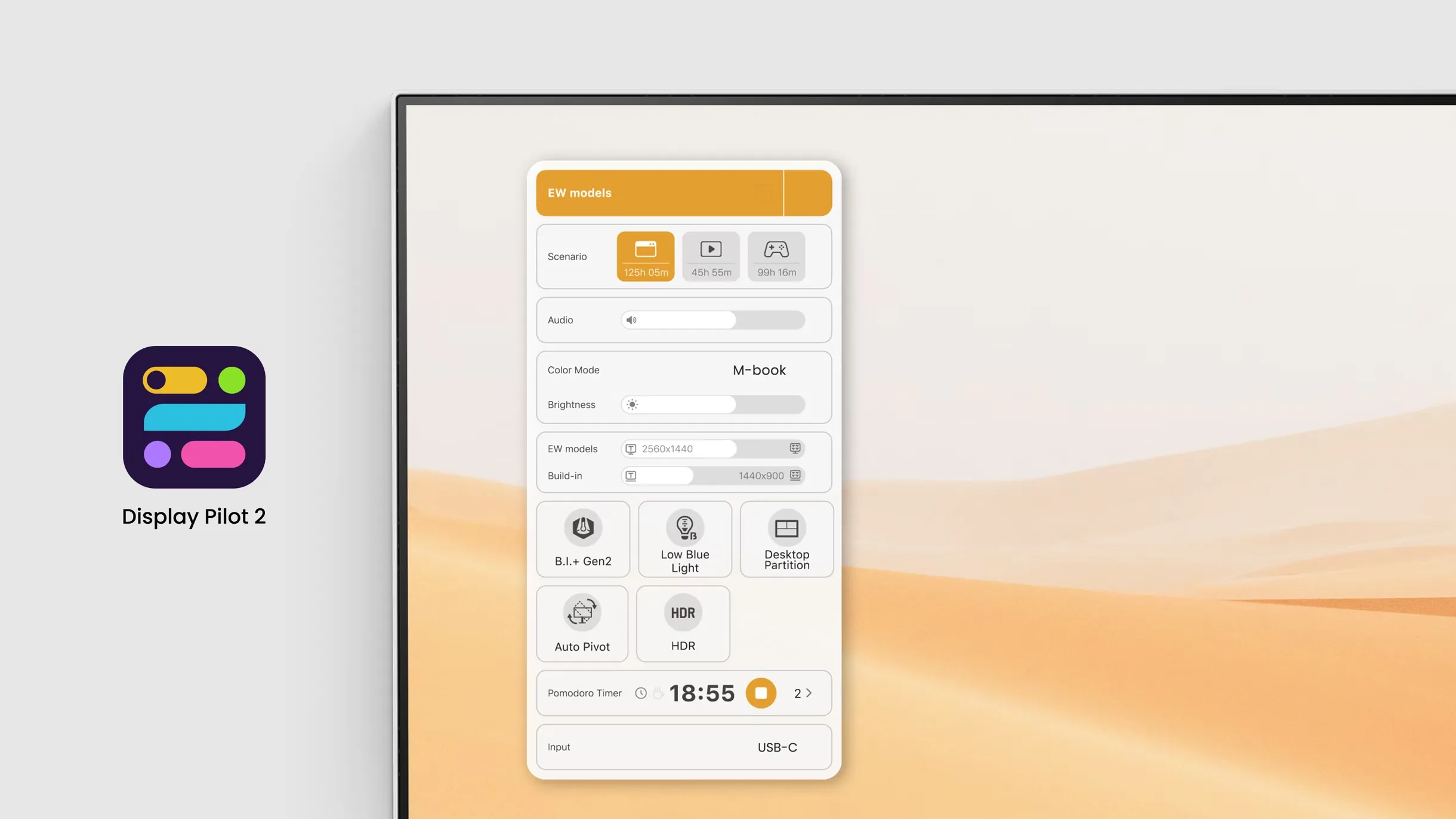BenQ EW3290U 31.5” 4K UHD Entertainment Monitor overview 9