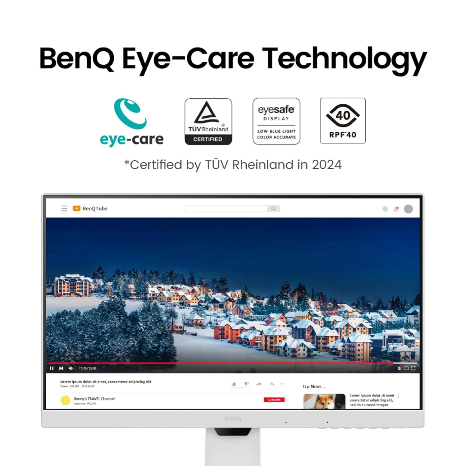 BenQ GW2486TC 24" IPS 100Hz Full HD Coding Monitor (White) overview 12