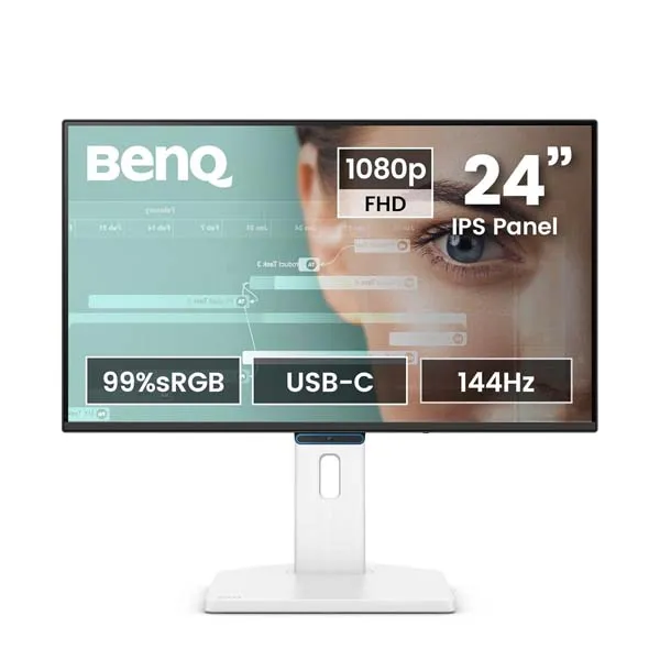 BenQ GW2490TC 24" IPS 144Hz FHD Eye-Care Monitor (White)