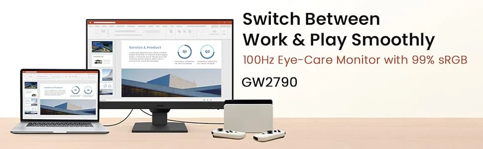 BenQ GW2790 27inch 1080p FHD IPS Inch Monitor overview 1