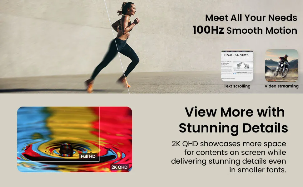 BenQ GW2790Q 27" Inch 2560x1440p 100Hz 2K QHD IPS Monitor overview 2