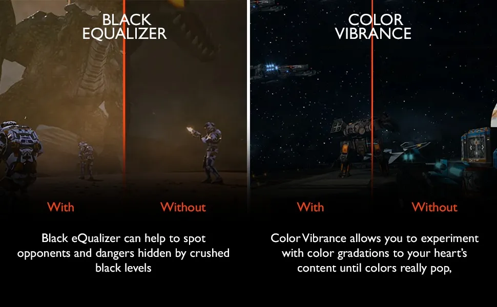 BenQ MOBIUZ EX2510S Gaming Monitor overview 3