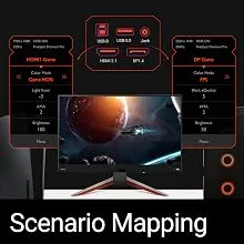 BenQ MOBIUZ EX270QM 240Hz QHD 27"(68cm) VESA DisplayHDR600 IPS Gaming Monitor overview 6