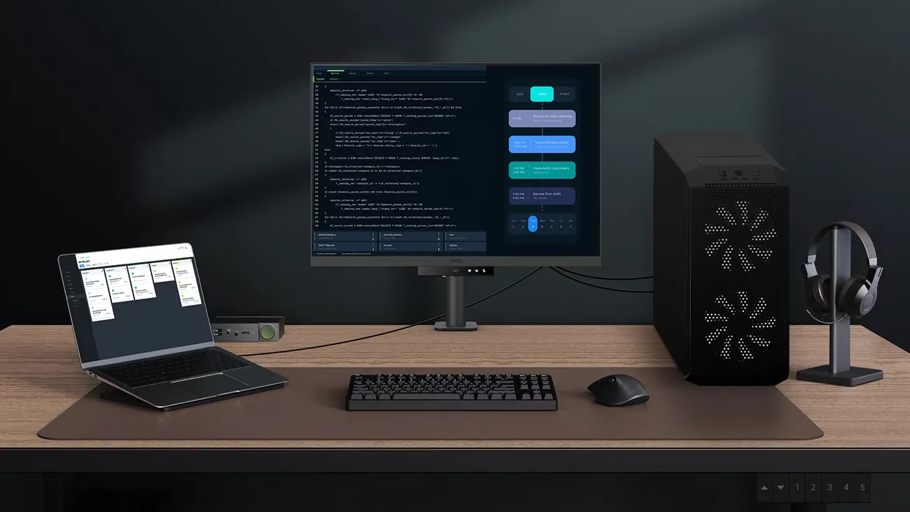 BenQ RD280UA 28” 4K+ Programming Monitor with Backlight and Flexible Arm overview 9