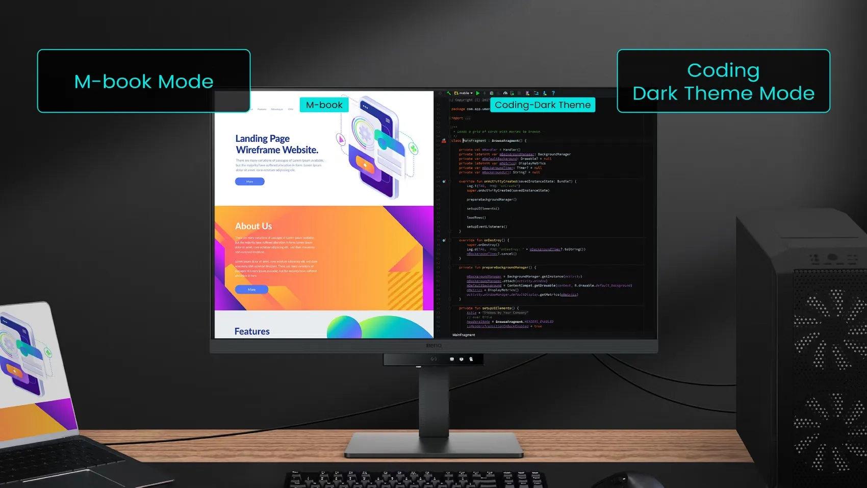 BenQ RD320U 32” 4K 3840x2160 Programming Monitor overview 2