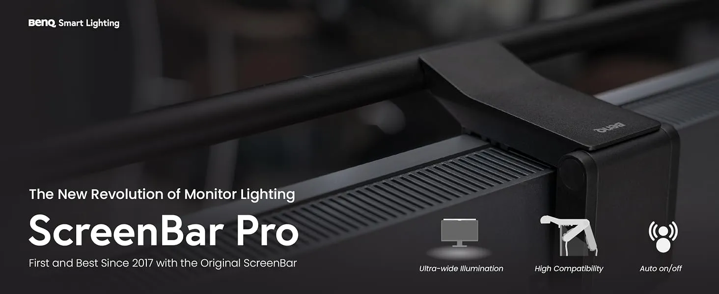 BenQ ScreenBar Pro Monitor Light Bar overview 1