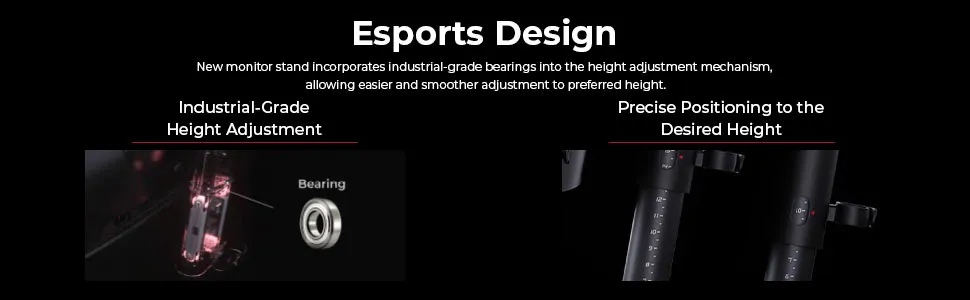 BenQ Zowie XL2546X 24.5”|Fast TN 240Hz 0.5ms|Gaming Monitor for Esports (FPS)|Motion Clarity with DyAc2 |XL Setting to Share|S Switch|Shield|Precise Height Adjust with Industrial Grade Bearing (Black) overview 5