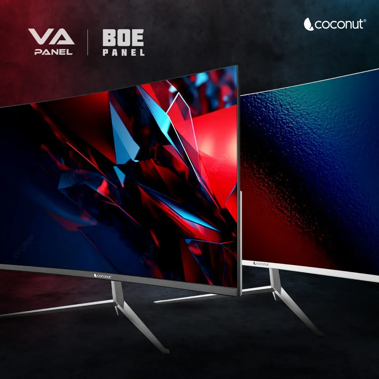 Coconut 27HDXC 27" Frameless Ultra Slim Curved Monitor, 100 Hz Refresh Rate, 1080p overview 3