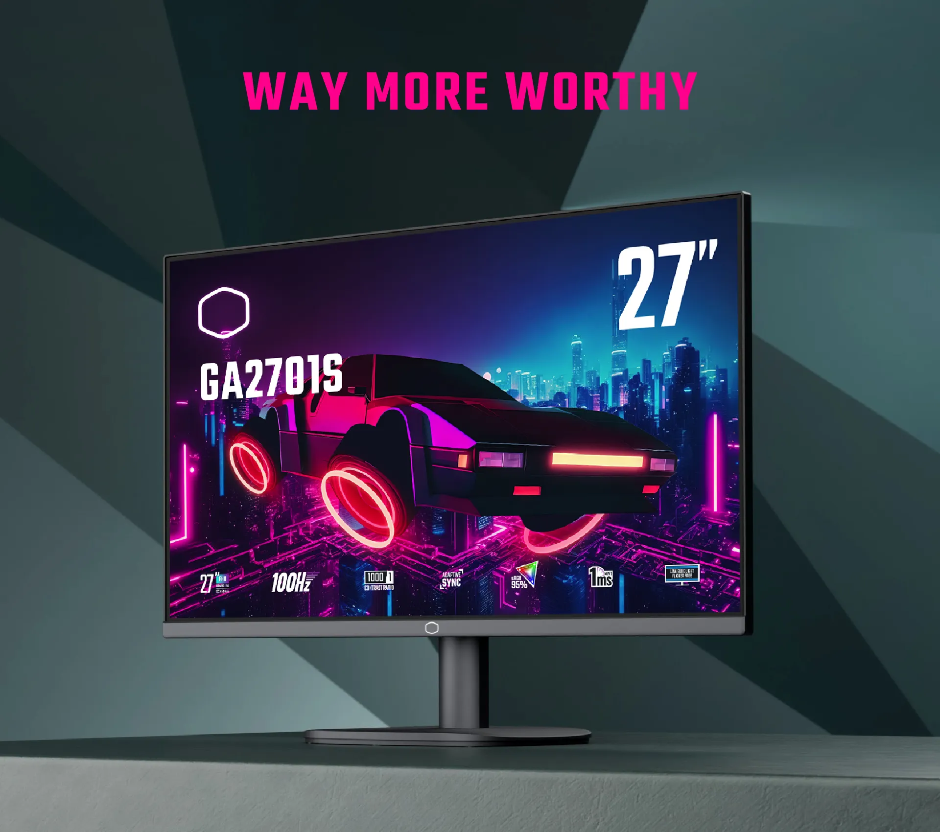 Cooler Master GA2701S 27" Full HD 100Hz Adaptive Sync IPS Gaming Monitor overview 3