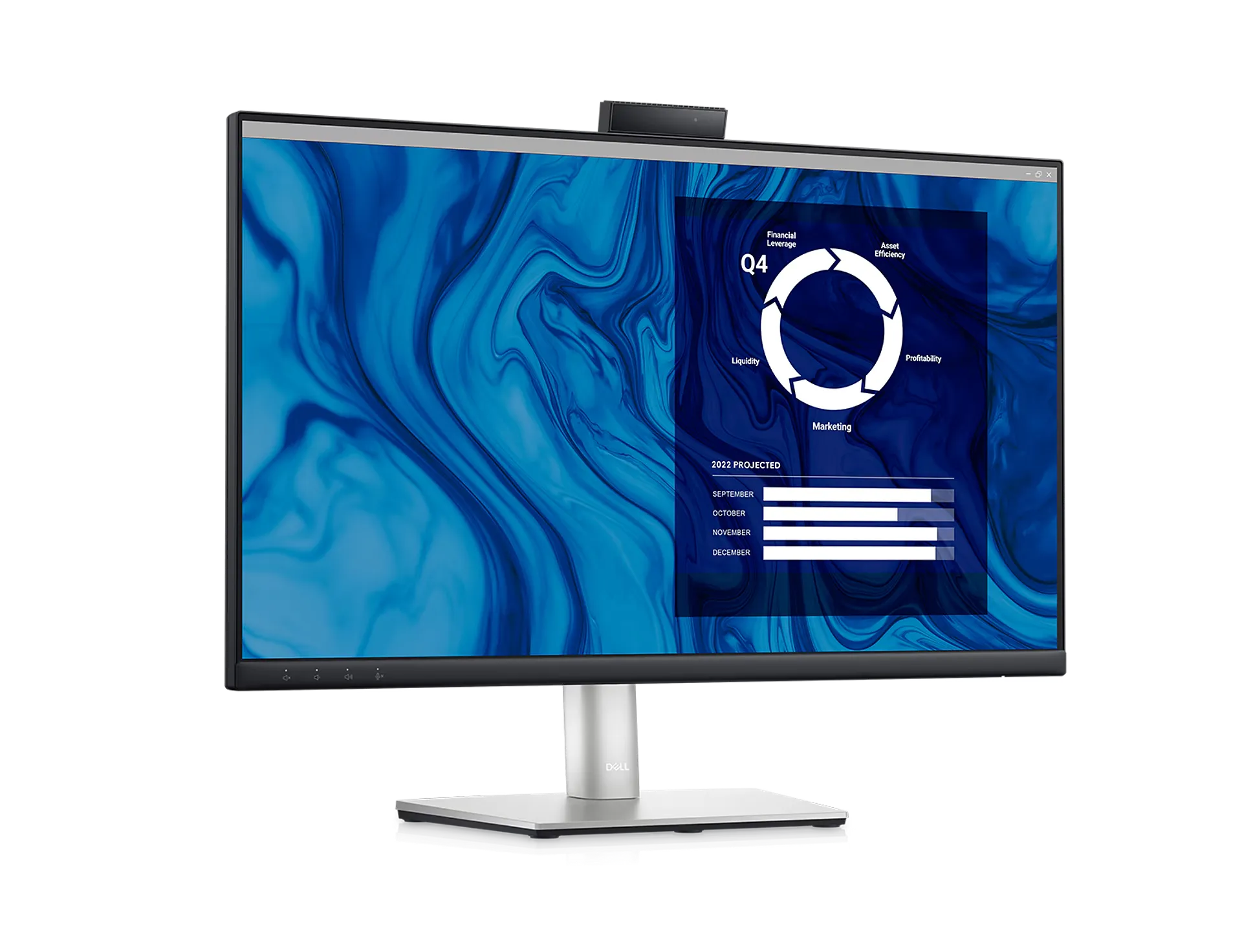 Dell C2423H 24 Inch 60Hz FHD IPS Conferencing with Dual Speakers Monitor overview 5