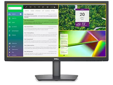 Dell E2222H LED Monitor 54.5 Cm (21.4") FHD (Black) overview 2