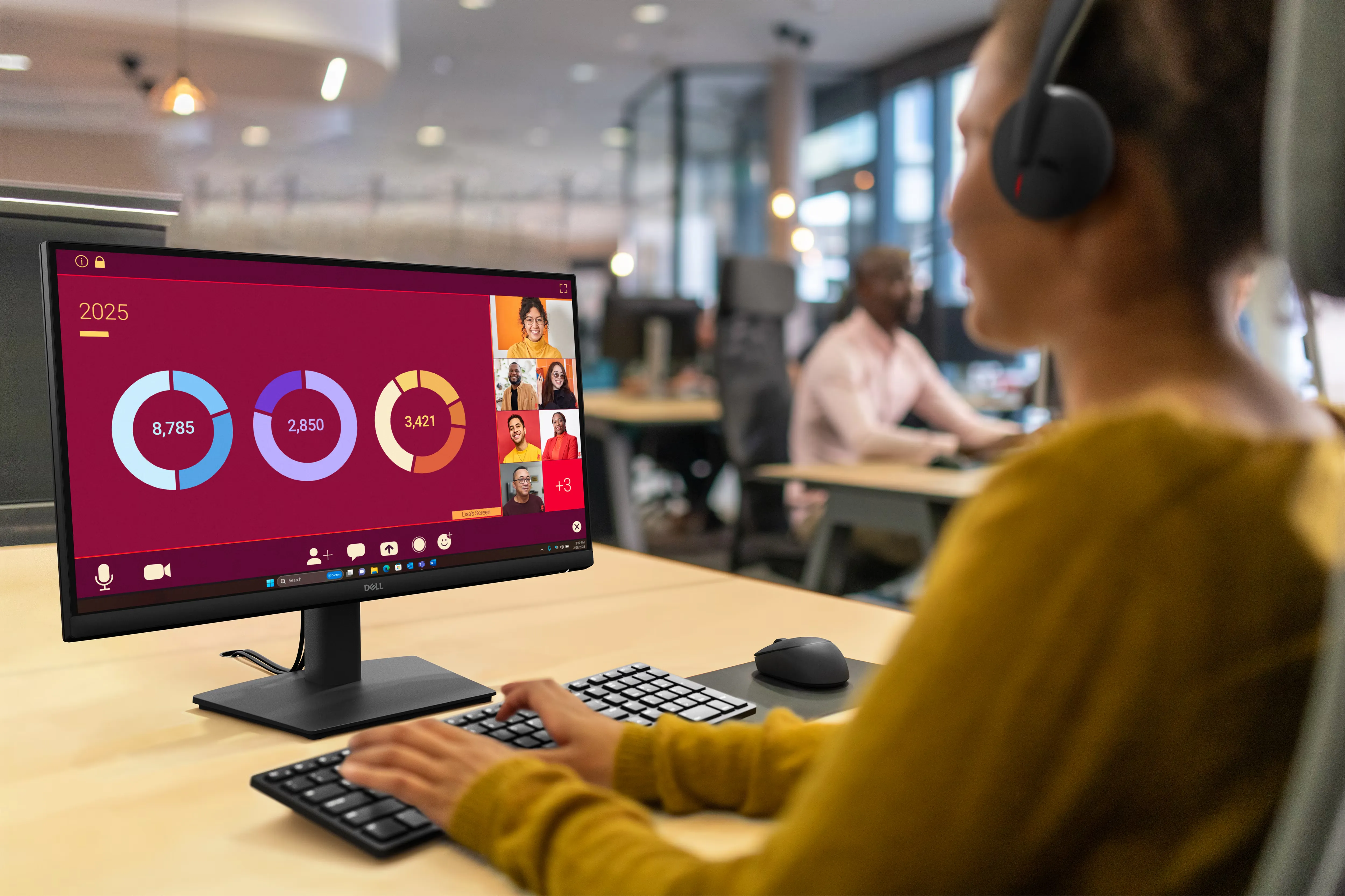 Dell E2225HM 21.5" VA 100HZ FHD Monitor overview 1