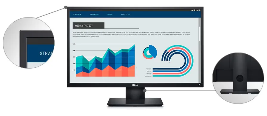 Dell E2420HS 24 Inch Monitor overview 2
