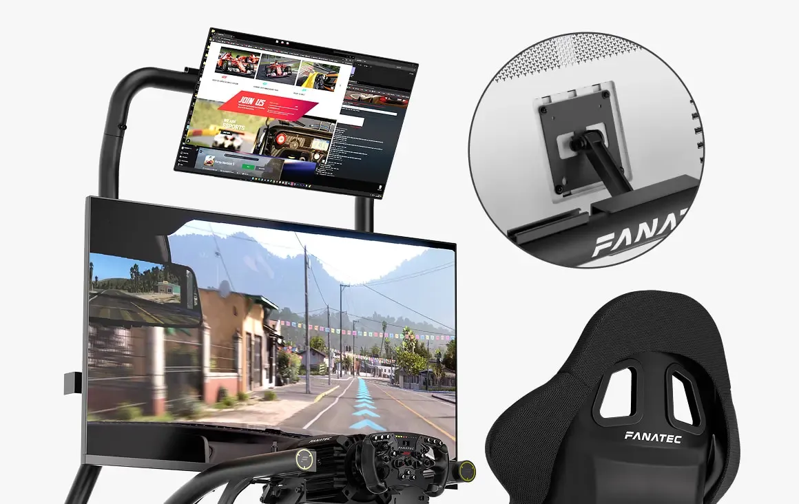 Fanatec GT Cockpit Monitor Stand (Black) overview 6