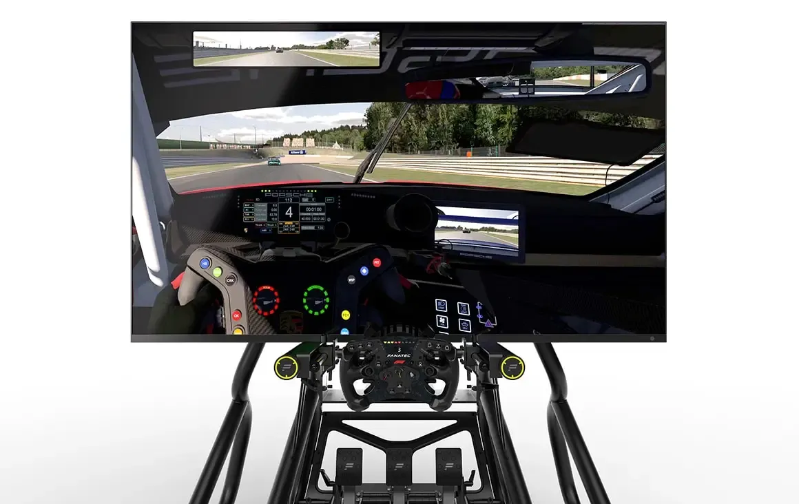 Fanatec GT Cockpit Monitor Stand (White) overview 4