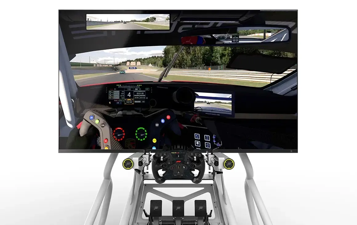 Fanatec GT Cockpit Monitor Stand (White) overview 5