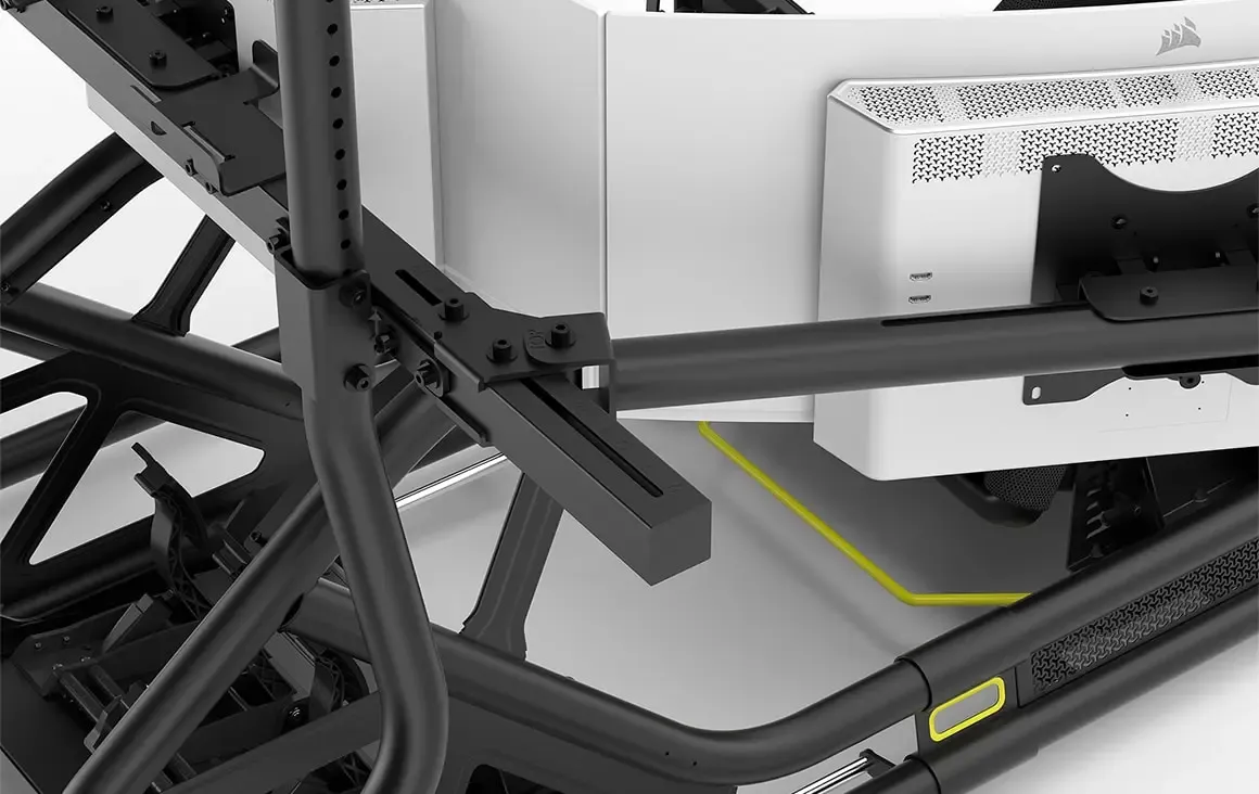 Fanatec GT Cockpit Triple Monitor Expansion Kit (Black) overview 3