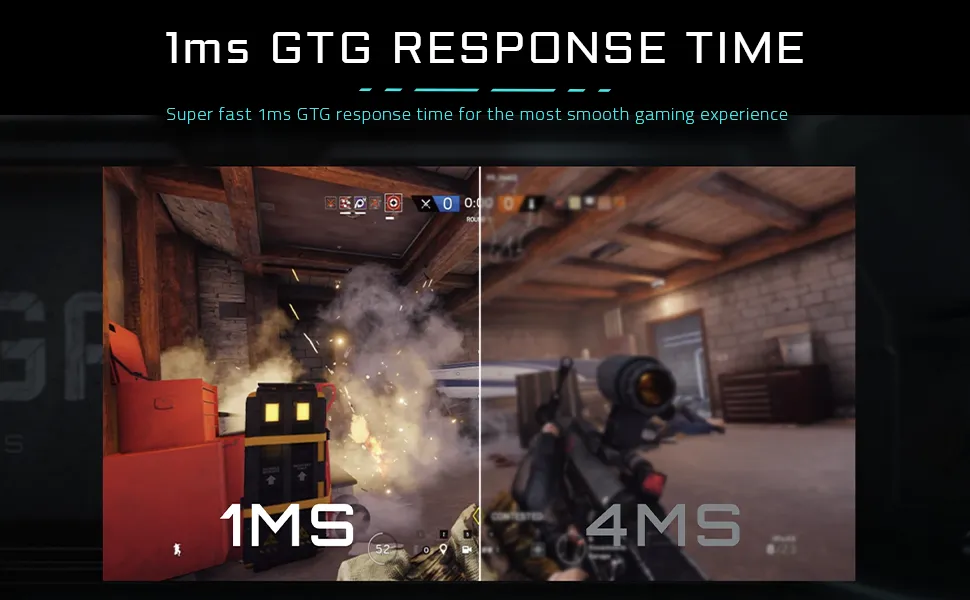 GIGABYTE G25F2A 24.5-Inch 240Hz 1ms FHD IPS Gaming Monitor overview 4