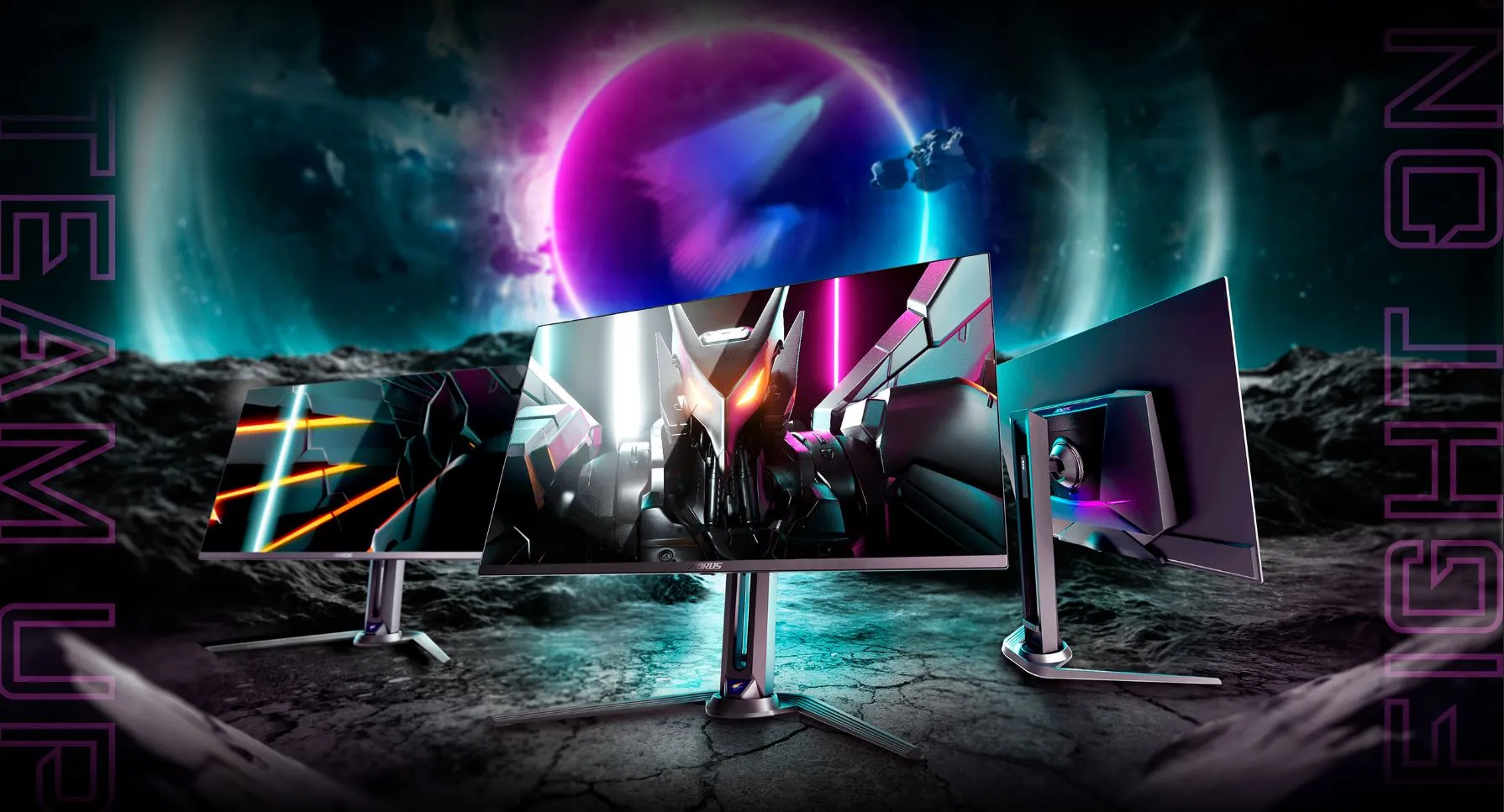 Gigabyte AORUS FO27Q2 27" Inch OLED 1440p 240 Hz Gaming Monitor (Black) overview 1