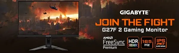 Gigabyte G27F 2 165Hz (170Hz OC) Full HD IPS Free Sync Gaming Monitor overview 1