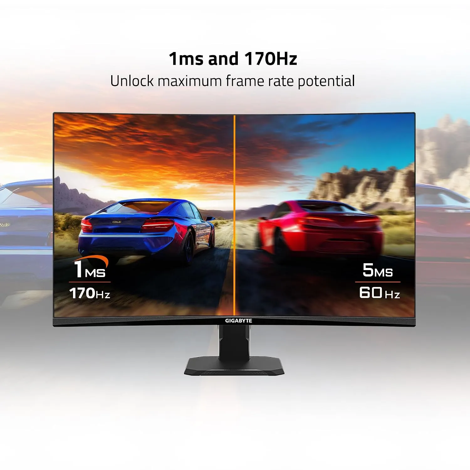 Gigabyte GS27QC 27 Inch Gaming Monitor (Black) overview 2