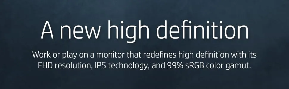 HP M22F 22 Inch 99% SRGB Gaming Monitor overview 2