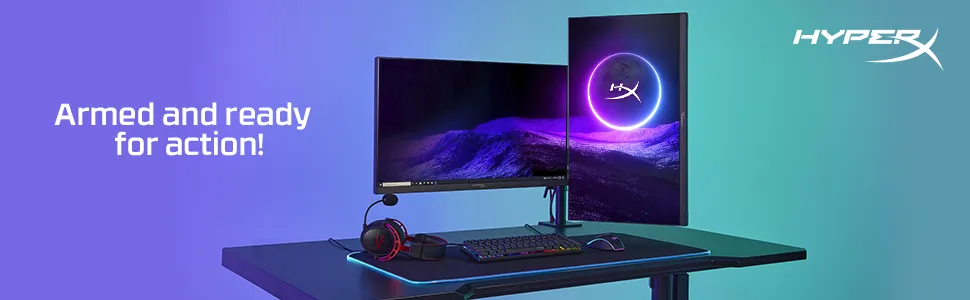HyperX Armada 27" IPS QHD Gaming Monitor (64V70AA#ACJ), Black overview 1