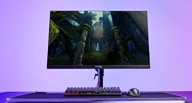 HyperX Armada 27" IPS QHD Gaming Monitor (64V70AA#ACJ), Black overview 8