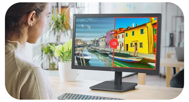 LG 20U401A-B 19.5" 75Hz WSXGA TN HDMI Wall Mountable Monitor overview 2