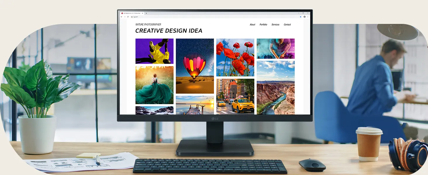 LG 22MR410-B 22-inch 100Hz 5ms FHD Computer Monitor overview 1