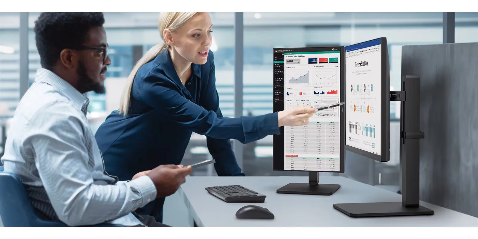 LG 24BA450-B 23.8" Inch Full HD IPS 100 Hz Monitor (Black) overview 10