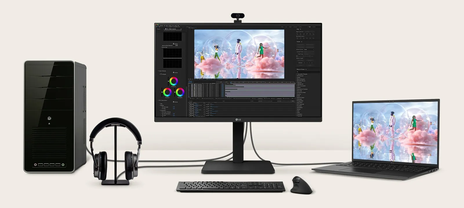 LG 24BA450-B 23.8" Inch Full HD IPS 100 Hz Monitor (Black) overview 4