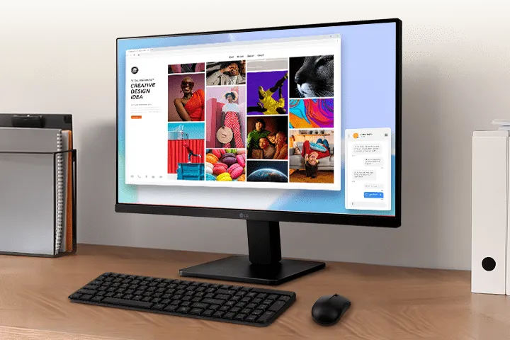 LG 24MR400-B 24" Monitor overview 1
