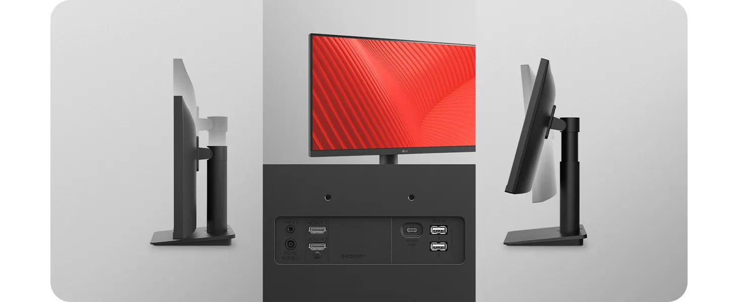 LG 24MS570B 24" IPS Full HD 100Hz USB-C Built-in Speakers Office Monitor overview 7