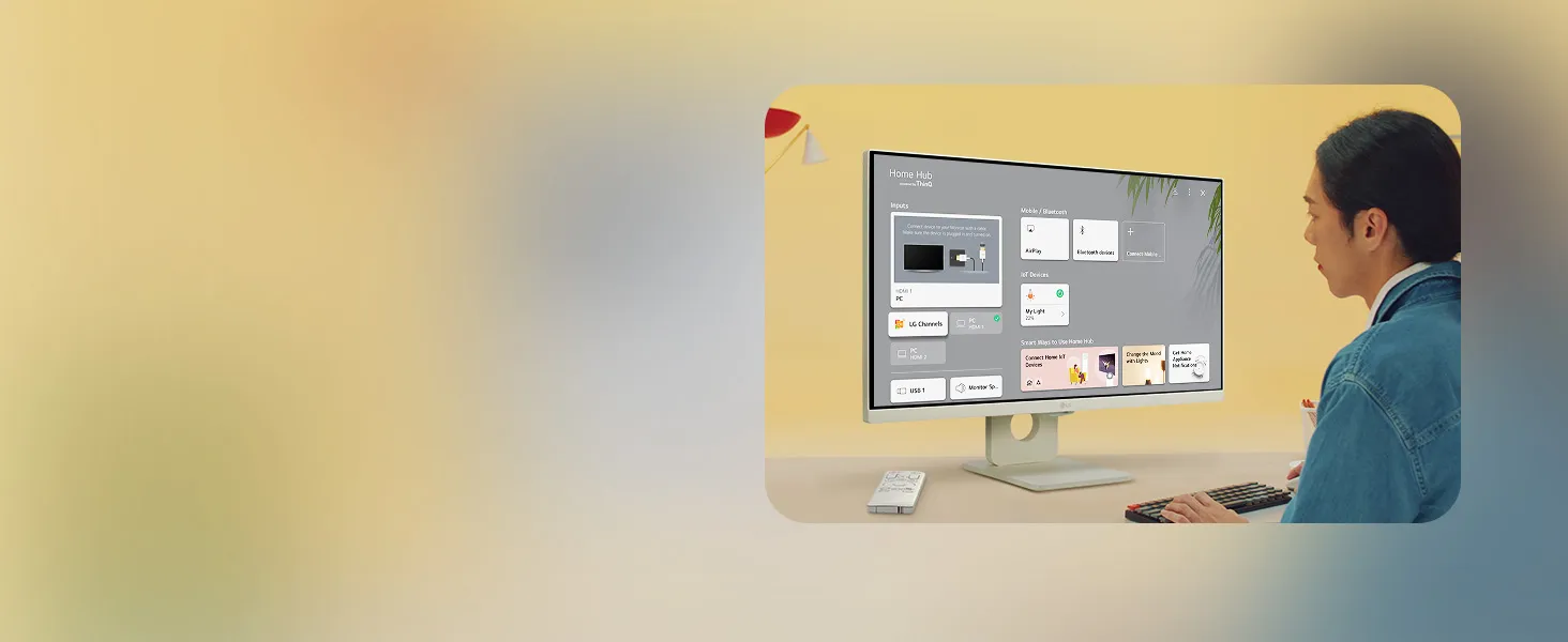 LG 25SR50F-W 25-Inch (1920x1080) IPS Display Smart Monitor (White) overview 9