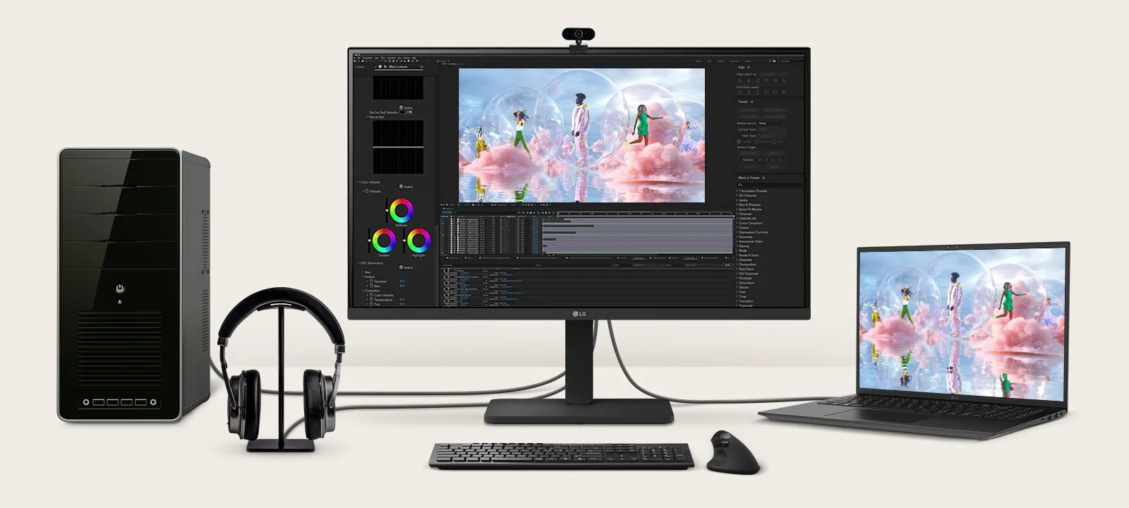 LG 27BA450 27 Inch Full HD IPS 100 Hz Monitor overview 4