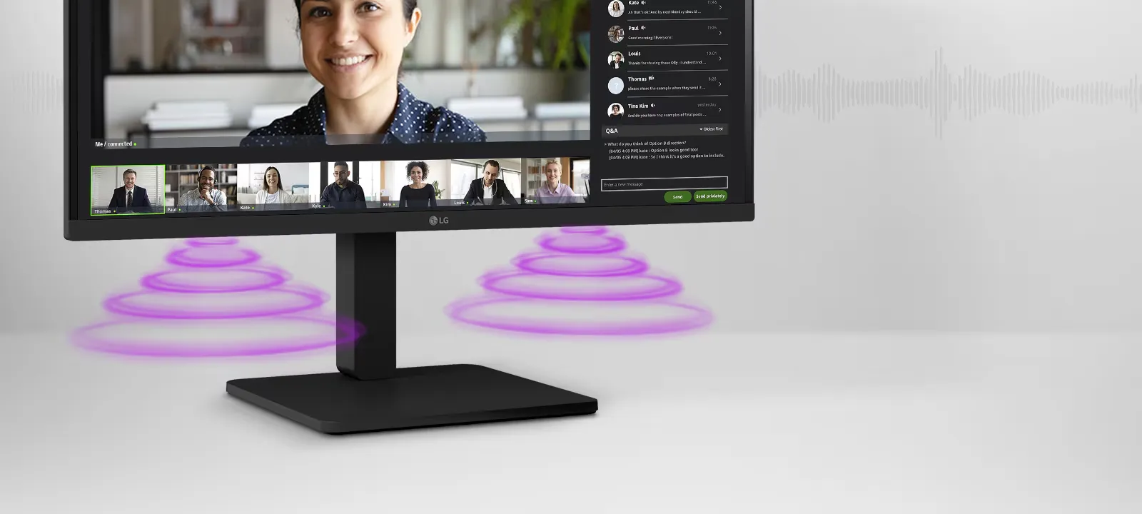 LG 27BA450 27 Inch Full HD IPS 100 Hz Monitor overview 5