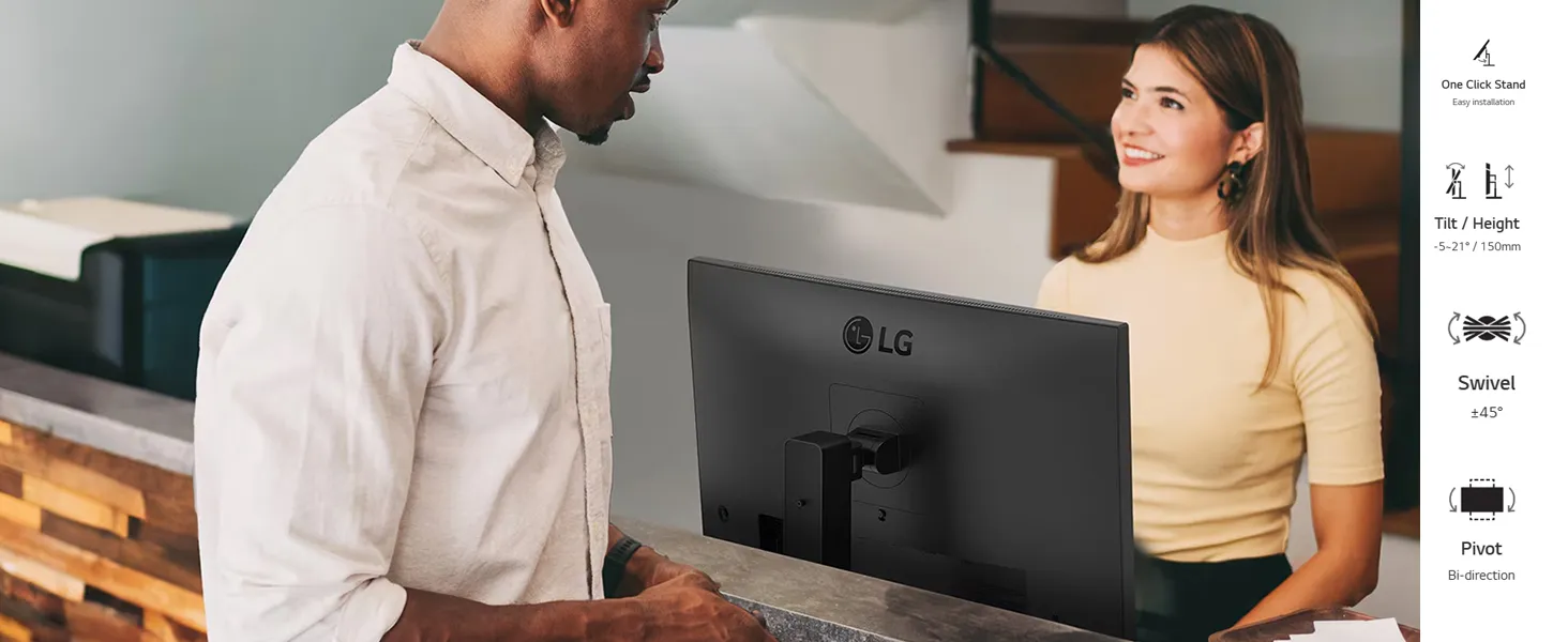 LG 27BA650-B 27" Full HD IPS 100 Hz Monitor overview 8