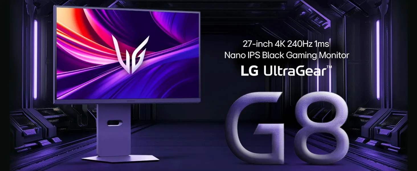 LG 27G850A-B 27-inch Ultragear 4K UHD (3840 x 2160) IPS Gaming Monitor (Black) overview 1