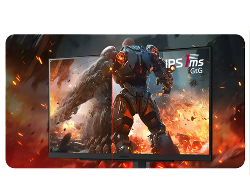 LG 27GS75Q-B Ultragear QHD (2560x1440) Gaming Monitor (Black) overview 3