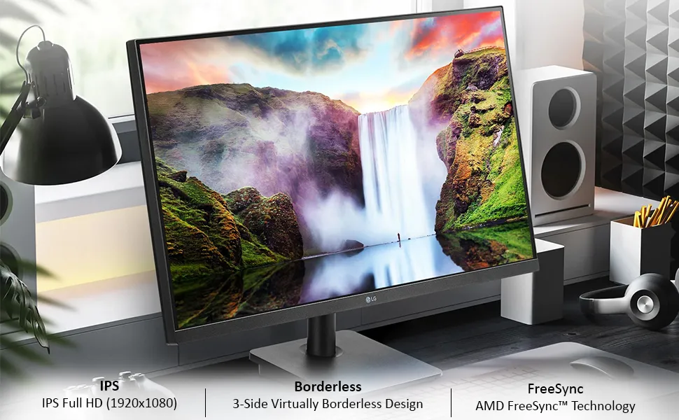 LG 27MP400-B 27 Inch Gaming Monitor overview 1