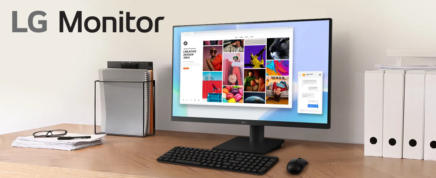 LG 27MS550-B (27 Inch) IPS Full HD (1920 x 1080) 100hz Monitor (Black) overview 1