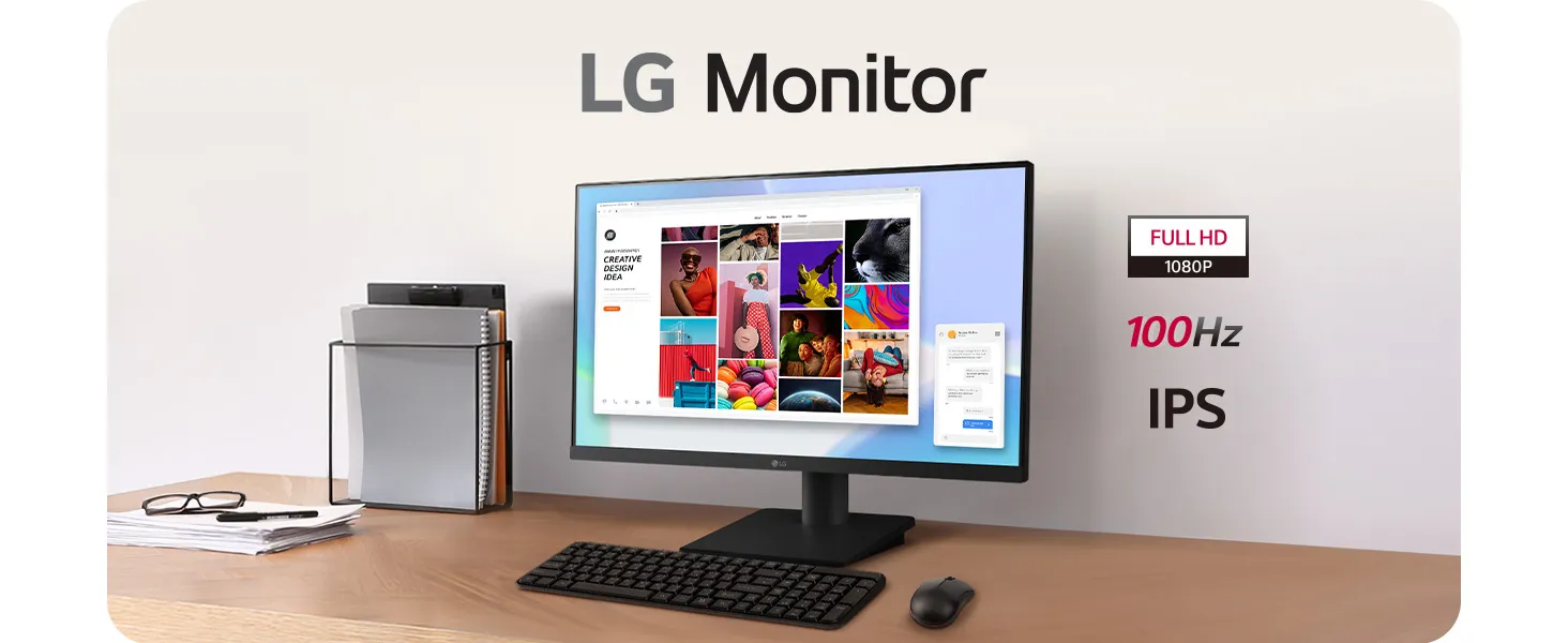 LG 27MS570B-B 27" IPS Full HD (1920 x 1080) 100Hz Monitor (Black) overview 1
