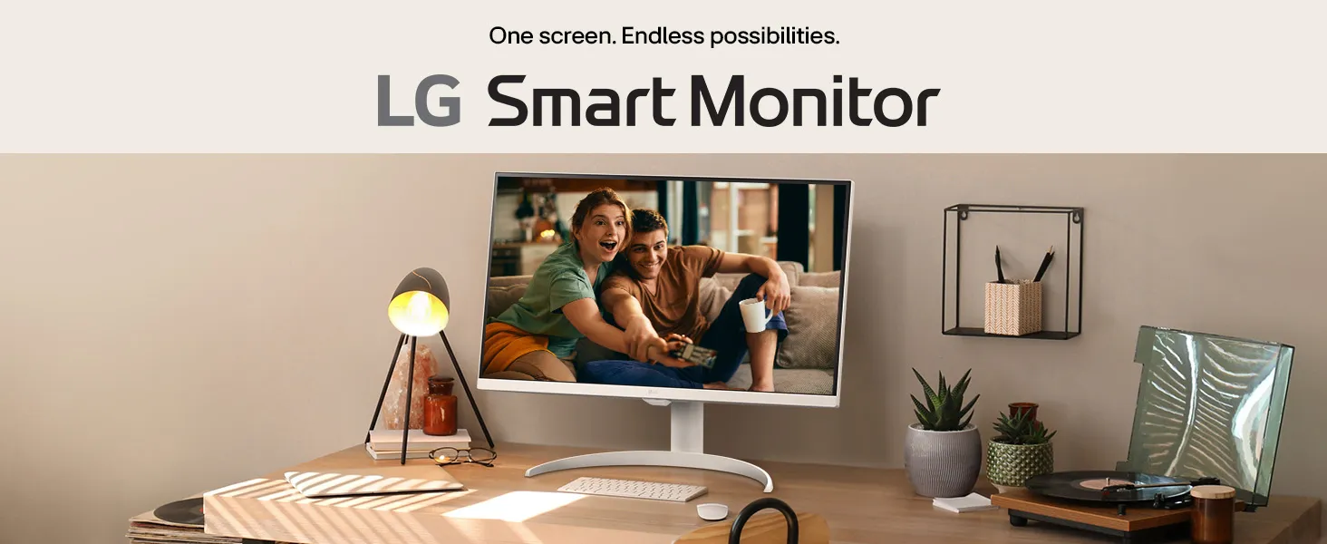 LG 27SR75U-W 27 inch 4K UHD (3840x2160) IPS HDR10 USB Type-C 65W PD Smart Monitor overview 1