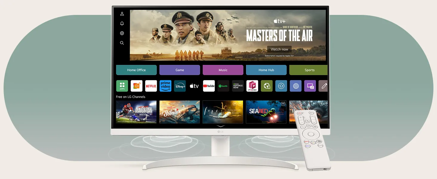 LG 27SR75U-W 27 inch 4K UHD (3840x2160) IPS HDR10 USB Type-C 65W PD Smart Monitor overview 4