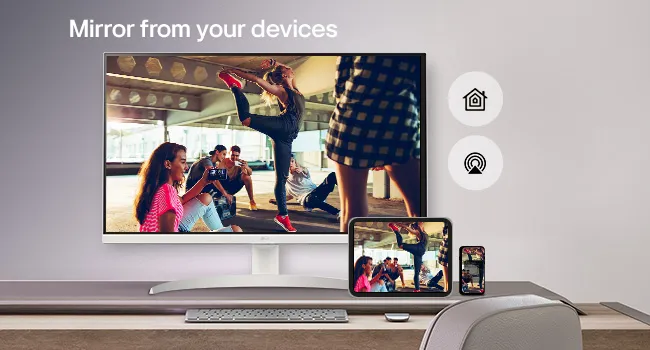 LG 27SR75U-W 27 inch 4K UHD (3840x2160) IPS HDR10 USB Type-C 65W PD Smart Monitor overview 6