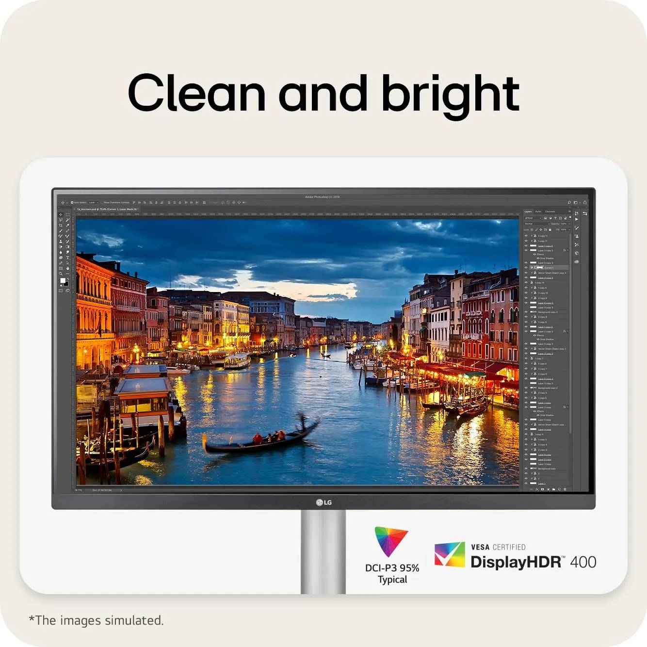 LG 27UP850K-W 27-inch Ultrafine 4K UHD (3840 x 2160) IPS 60Hz Computer Monitor overview 1